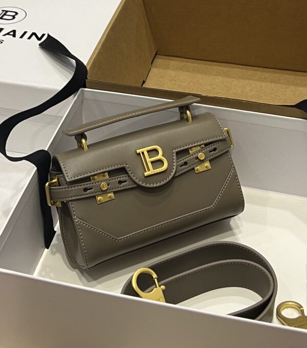 Balmain original single cowhide genuine leather  Women's Bag-19cm with original box free shipping