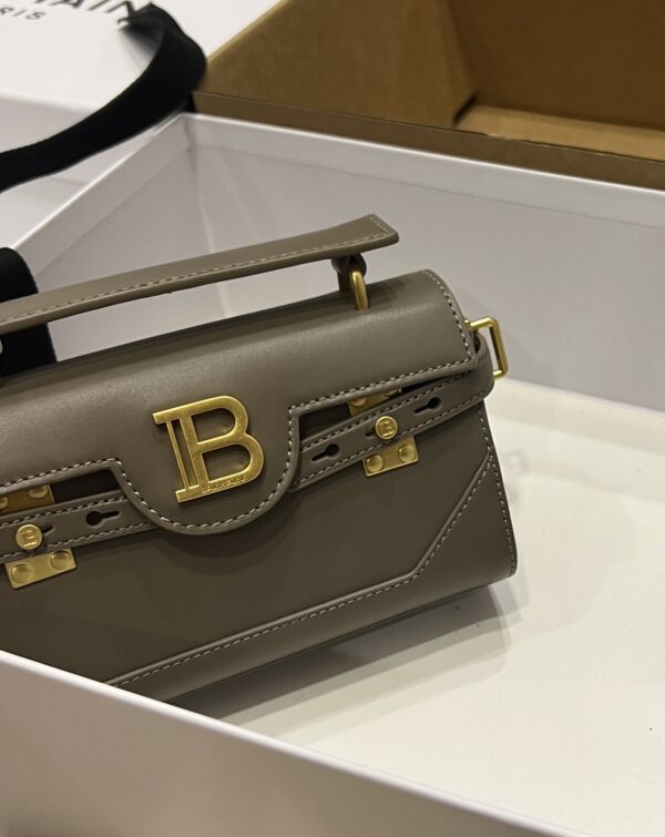Balmain original single cowhide genuine leather  Women's Bag-19cm with original box free shipping