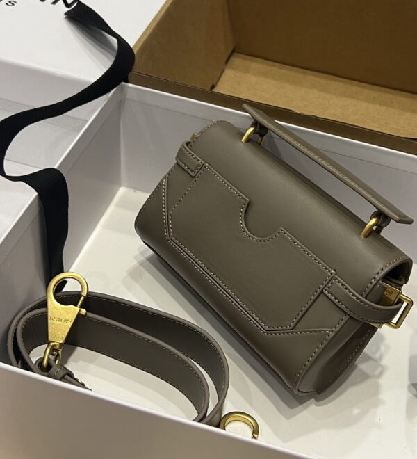 Balmain original single cowhide genuine leather  Women's Bag-19cm with original box free shipping