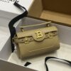 Balmain original single cowhide genuine leather  Women's Bag-19cm with original box free shipping