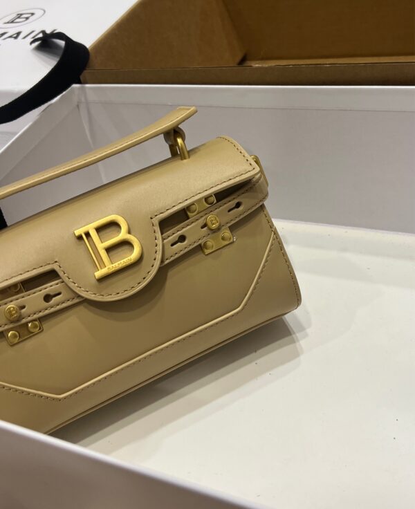 Balmain original single cowhide genuine leather  Women's Bag-19cm with original box free shipping
