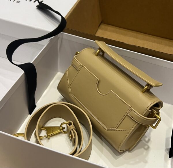 Balmain original single cowhide genuine leather  Women's Bag-19cm with original box free shipping