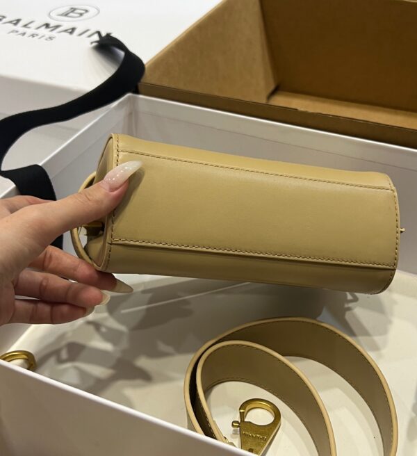 Balmain original single cowhide genuine leather  Women's Bag-19cm with original box free shipping