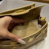 Balmain original single cowhide genuine leather  Women's Bag-19cm with original box free shipping