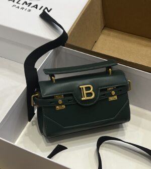 Balmain original single cowhide genuine leather  Women's Bag-19cm with original box free shipping