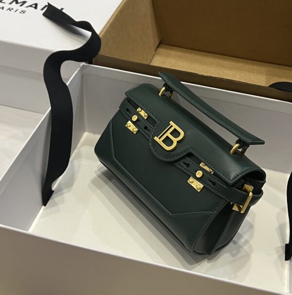 Balmain original single cowhide genuine leather  Women's Bag-19cm with original box free shipping