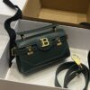 Balmain original single cowhide genuine leather  Women's Bag-19cm with original box free shipping