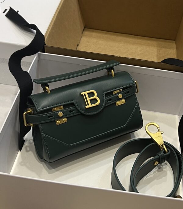 Balmain original single cowhide genuine leather  Women's Bag-19cm with original box free shipping