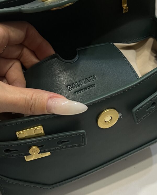 Balmain original single cowhide genuine leather  Women's Bag-19cm with original box free shipping
