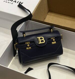 Balmain original single cowhide genuine leather  Women's Bag-19cm with original box free shipping