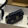 Balmain original single cowhide genuine leather  Women's Bag-19cm with original box free shipping