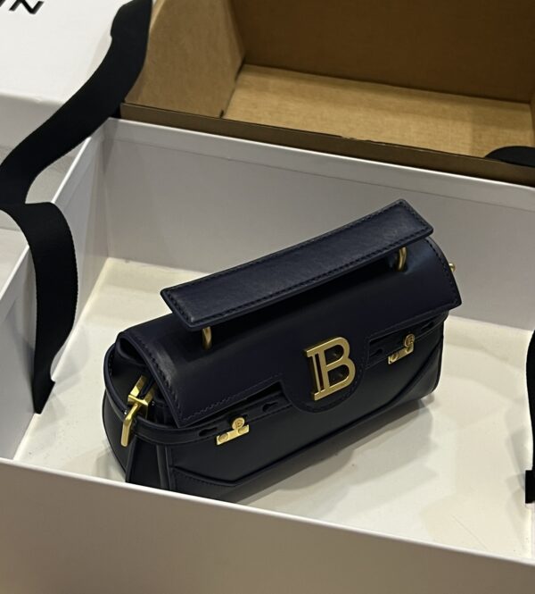 Balmain original single cowhide genuine leather  Women's Bag-19cm with original box free shipping