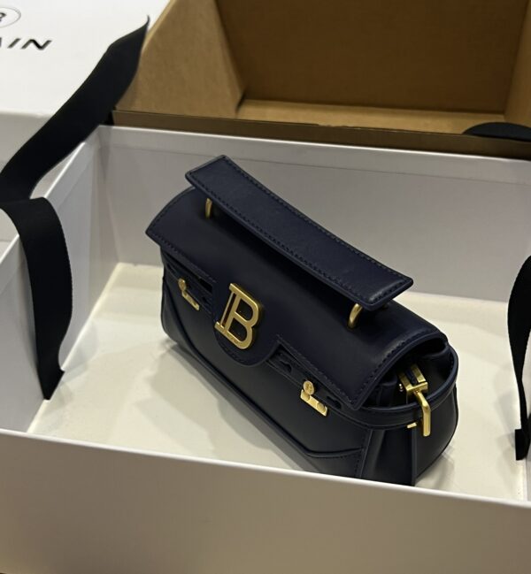Balmain original single cowhide genuine leather  Women's Bag-19cm with original box free shipping