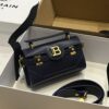 Balmain original single cowhide genuine leather  Women's Bag-19cm with original box free shipping