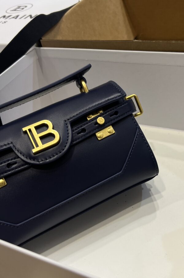 Balmain original single cowhide genuine leather  Women's Bag-19cm with original box free shipping