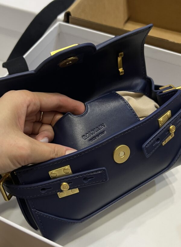 Balmain original single cowhide genuine leather  Women's Bag-19cm with original box free shipping