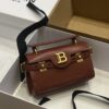 Balmain original single cowhide genuine leather  Women's Bag-19cm with original box free shipping
