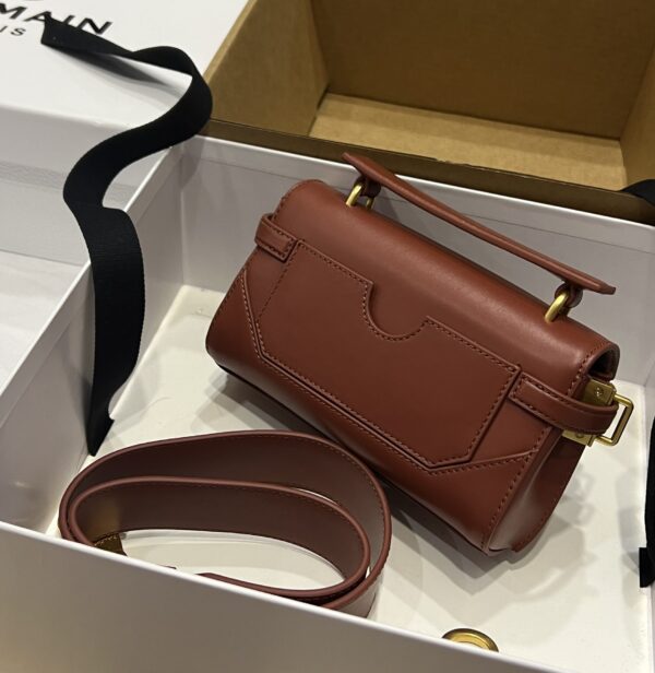 Balmain original single cowhide genuine leather  Women's Bag-19cm with original box free shipping