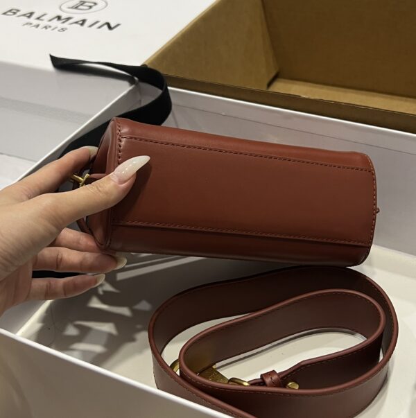 Balmain original single cowhide genuine leather  Women's Bag-19cm with original box free shipping