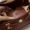 Balmain original single cowhide genuine leather  Women's Bag-19cm with original box free shipping
