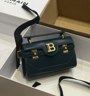 Balmain original single cowhide genuine leather  Women's Bag-19cm with original box free shipping