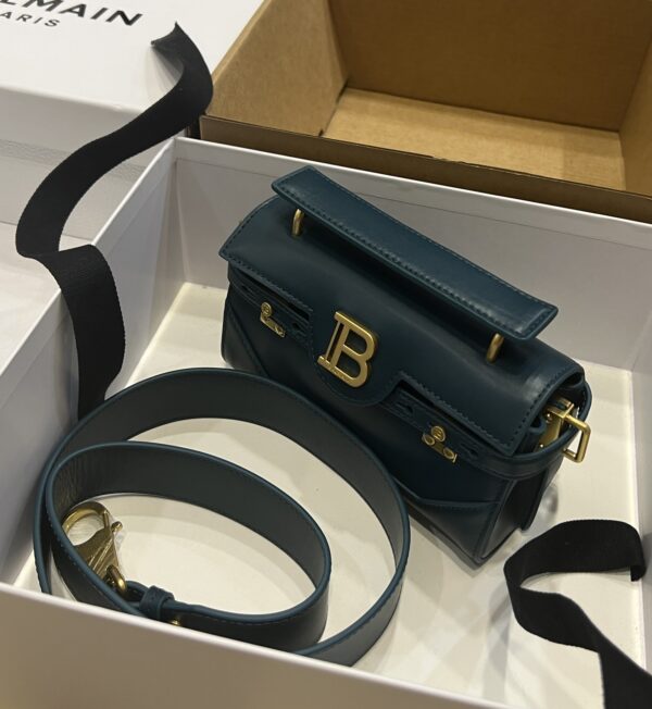 Balmain original single cowhide genuine leather  Women's Bag-19cm with original box free shipping