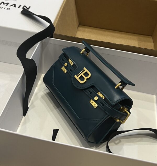 Balmain original single cowhide genuine leather  Women's Bag-19cm with original box free shipping