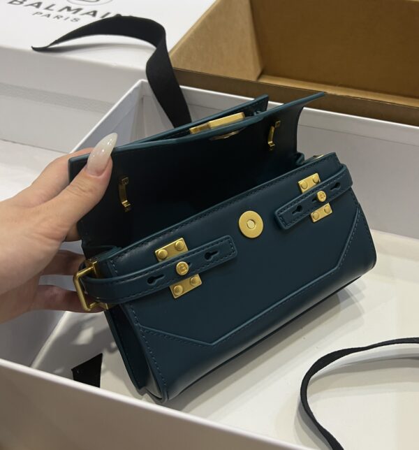 Balmain original single cowhide genuine leather  Women's Bag-19cm with original box free shipping