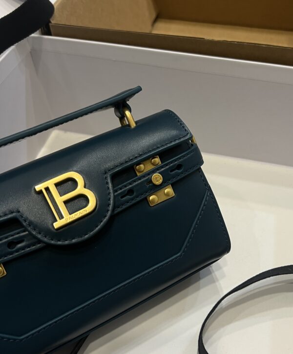 Balmain original single cowhide genuine leather  Women's Bag-19cm with original box free shipping