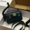 Balmain original single cowhide genuine leather  Women's Bag-19cm with original box free shipping