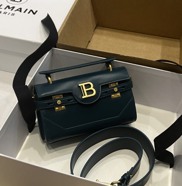 Balmain original single cowhide genuine leather  Women's Bag-19cm with original box free shipping