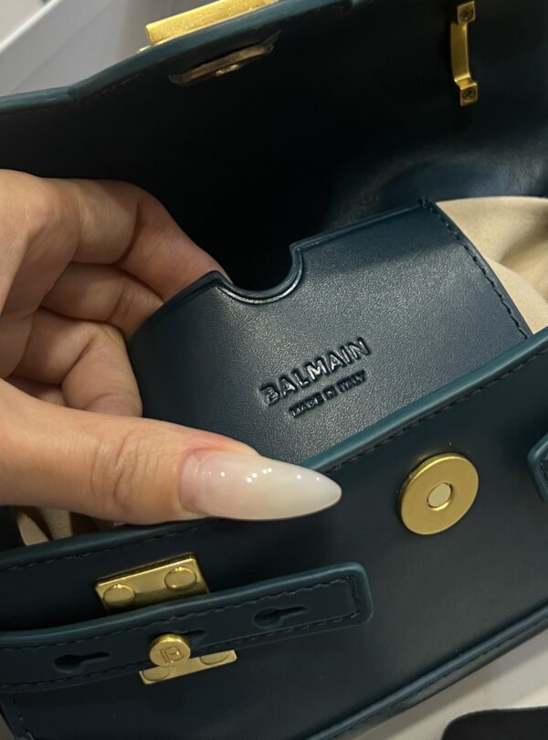 Balmain original single cowhide genuine leather  Women's Bag-19cm with original box free shipping