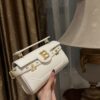 Balmain original single cowhide genuine leather  Women's Bag-19cm with original box free shipping