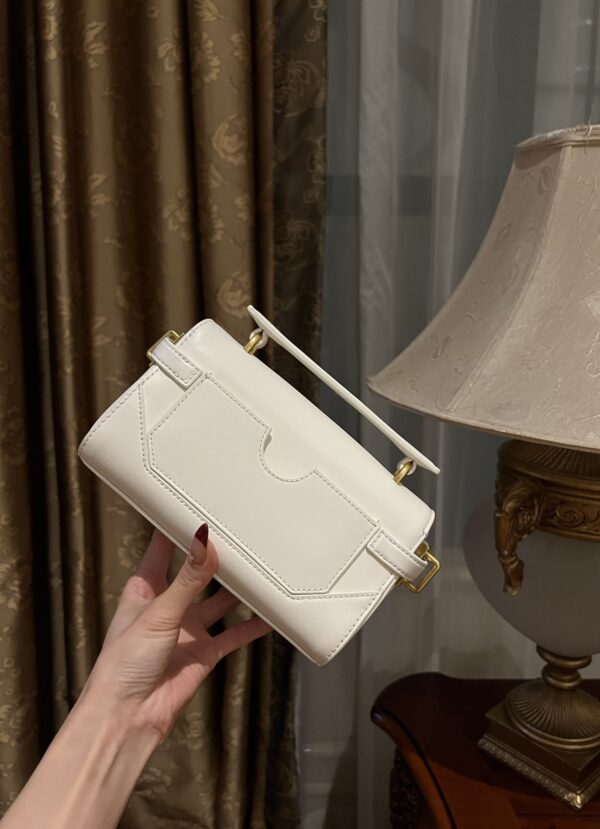Balmain original single cowhide genuine leather  Women's Bag-19cm with original box free shipping