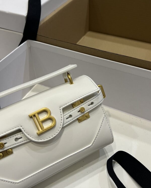 Balmain original single cowhide genuine leather  Women's Bag-19cm with original box free shipping