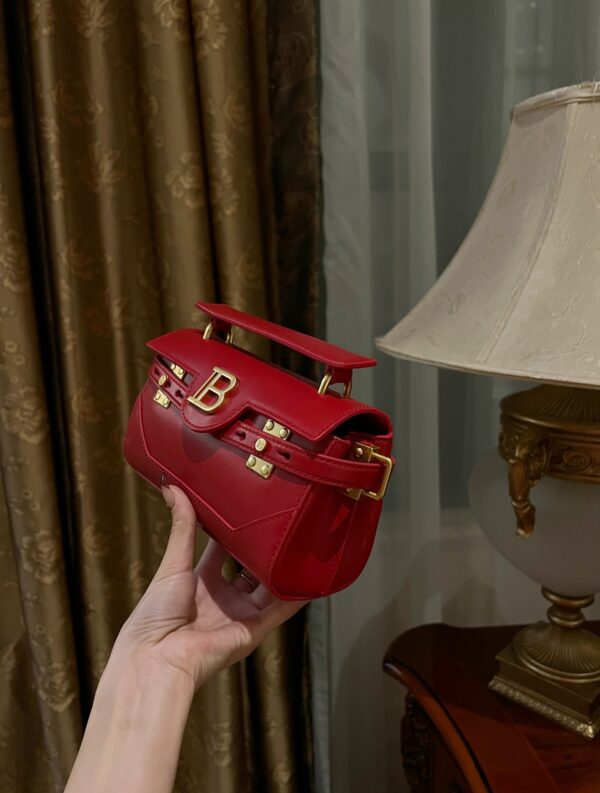 Balmain original single cowhide genuine leather  Women's Bag-19cm with original box free shipping
