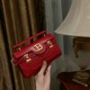 Balmain original single cowhide genuine leather  Women's Bag-19cm with original box free shipping