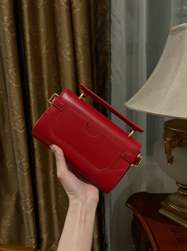 Balmain original single cowhide genuine leather  Women's Bag-19cm with original box free shipping