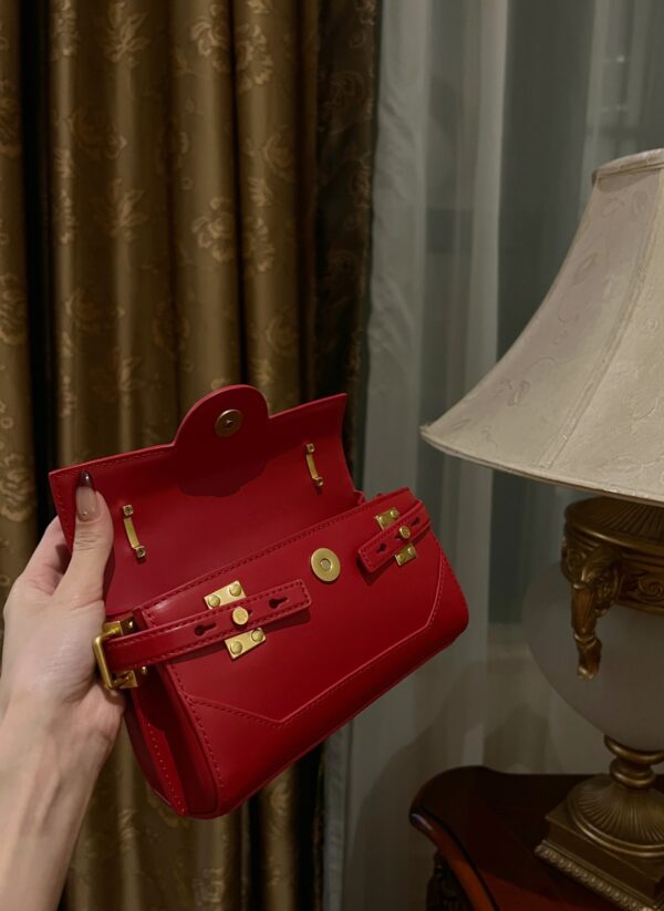 Balmain original single cowhide genuine leather  Women's Bag-19cm with original box free shipping