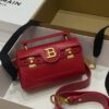 Balmain original single cowhide genuine leather  Women's Bag-19cm with original box free shipping