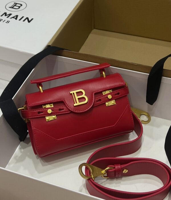 Balmain original single cowhide genuine leather  Women's Bag-19cm with original box free shipping