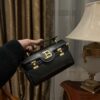 Balmain original single cowhide genuine leather  Women's Bag-19cm with original box free shipping
