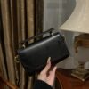 Balmain original single cowhide genuine leather  Women's Bag-19cm with original box free shipping