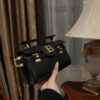 Balmain original single cowhide genuine leather  Women's Bag-19cm with original box free shipping