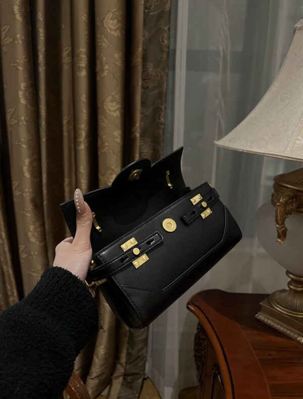 Balmain original single cowhide genuine leather  Women's Bag-19cm with original box free shipping