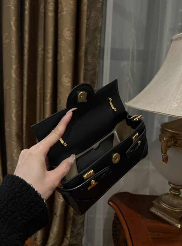 Balmain original single cowhide genuine leather  Women's Bag-19cm with original box free shipping