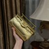 Balmain original single cowhide genuine leather  Women's Bag-19cm with original box free shipping
