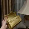 Balmain original single cowhide genuine leather  Women's Bag-19cm with original box free shipping