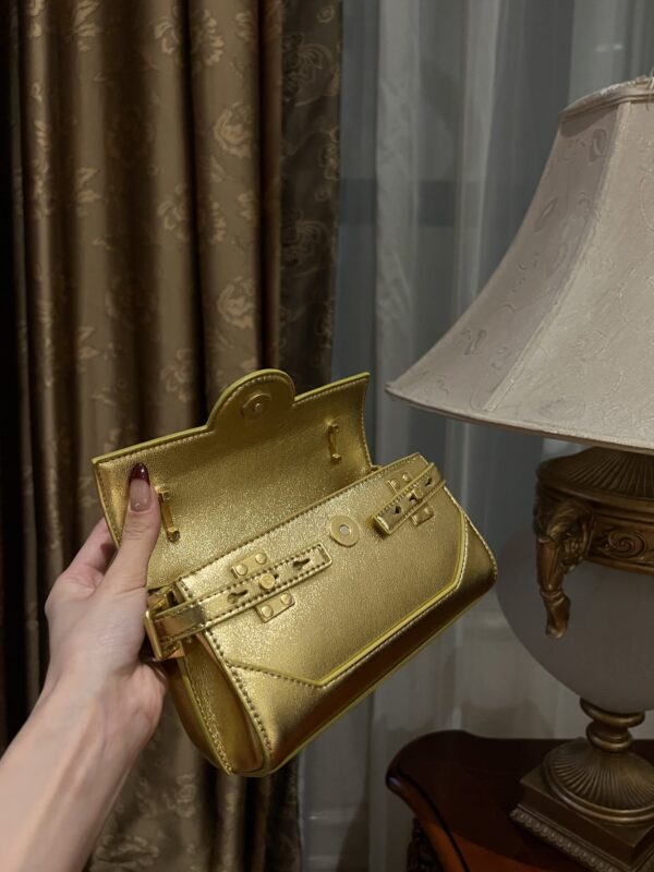 Balmain original single cowhide genuine leather  Women's Bag-19cm with original box free shipping