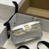 Balmain original single cowhide genuine leather  Women's Bag-19cm with original box free shipping
